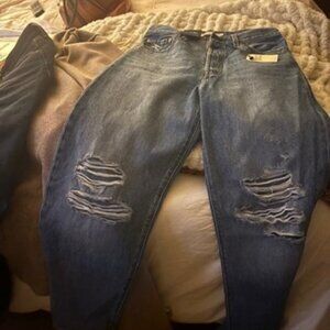 Levi's Ribcage Straight Ankle Jeans in After Love